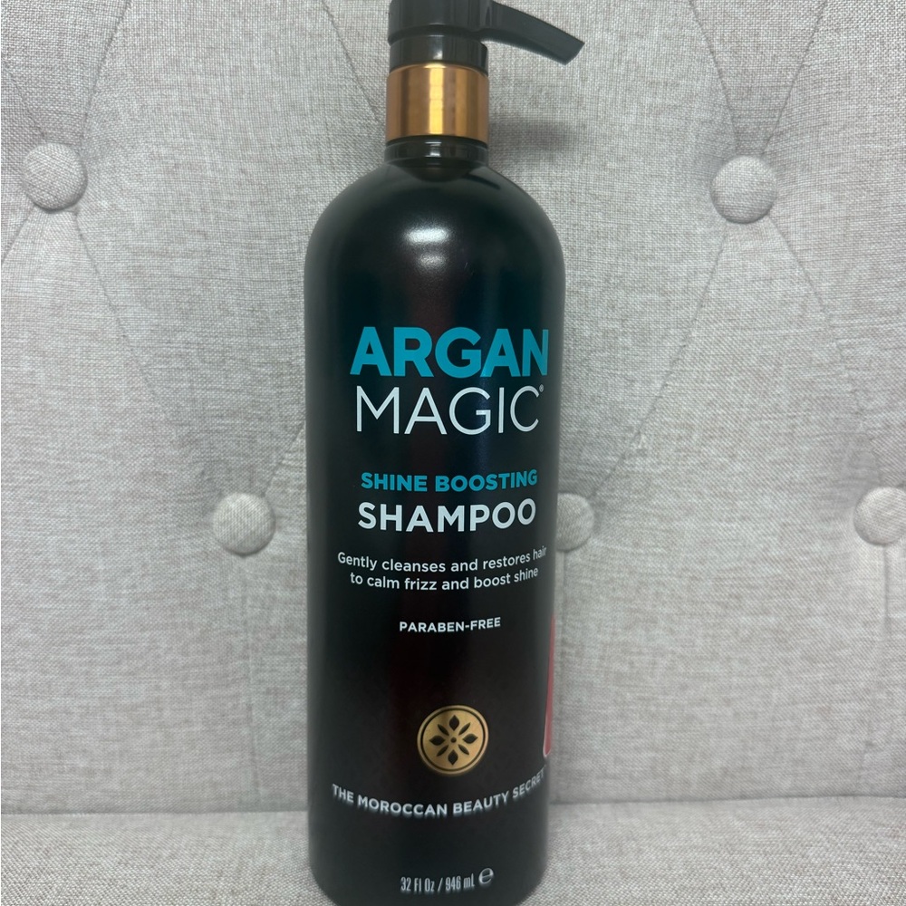 ARGAN MAGIC SHINE BOOSTING SHAMPOO WITH ARGAN OIL 32 OZ / 946 ML PARABEN- FREE